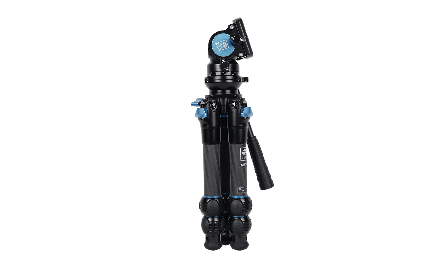 SIRUI Steel Series Lightweight Video Tripods Kit AM-223L+AT-10
