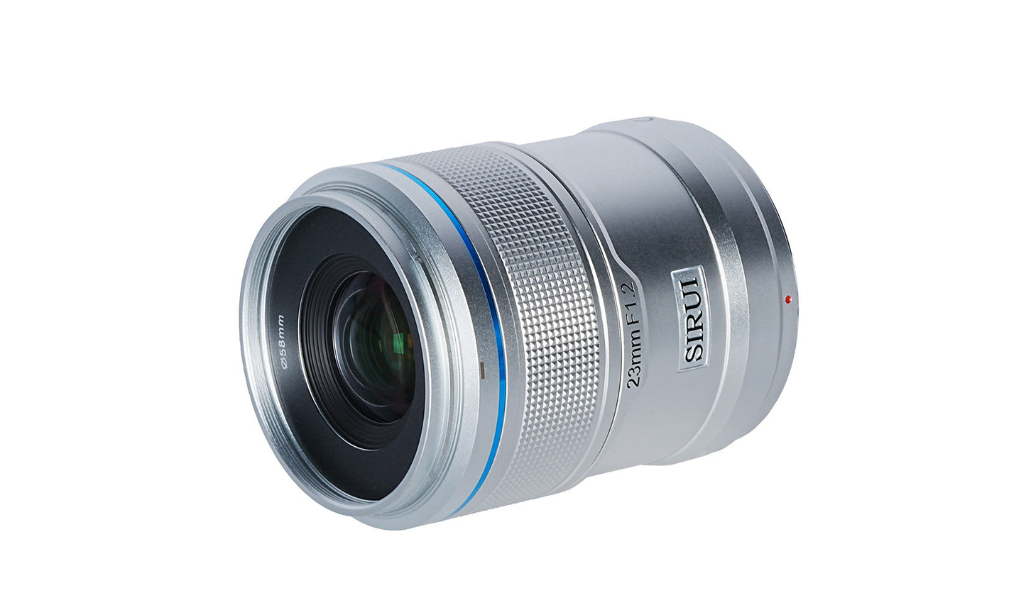 23mm f1.2 sirui sniper lens, aps-c frame autofocus lens mount detail