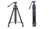 SIRUI AM-25S Aluminum Video Tripod with 360 Degree Fluid Head