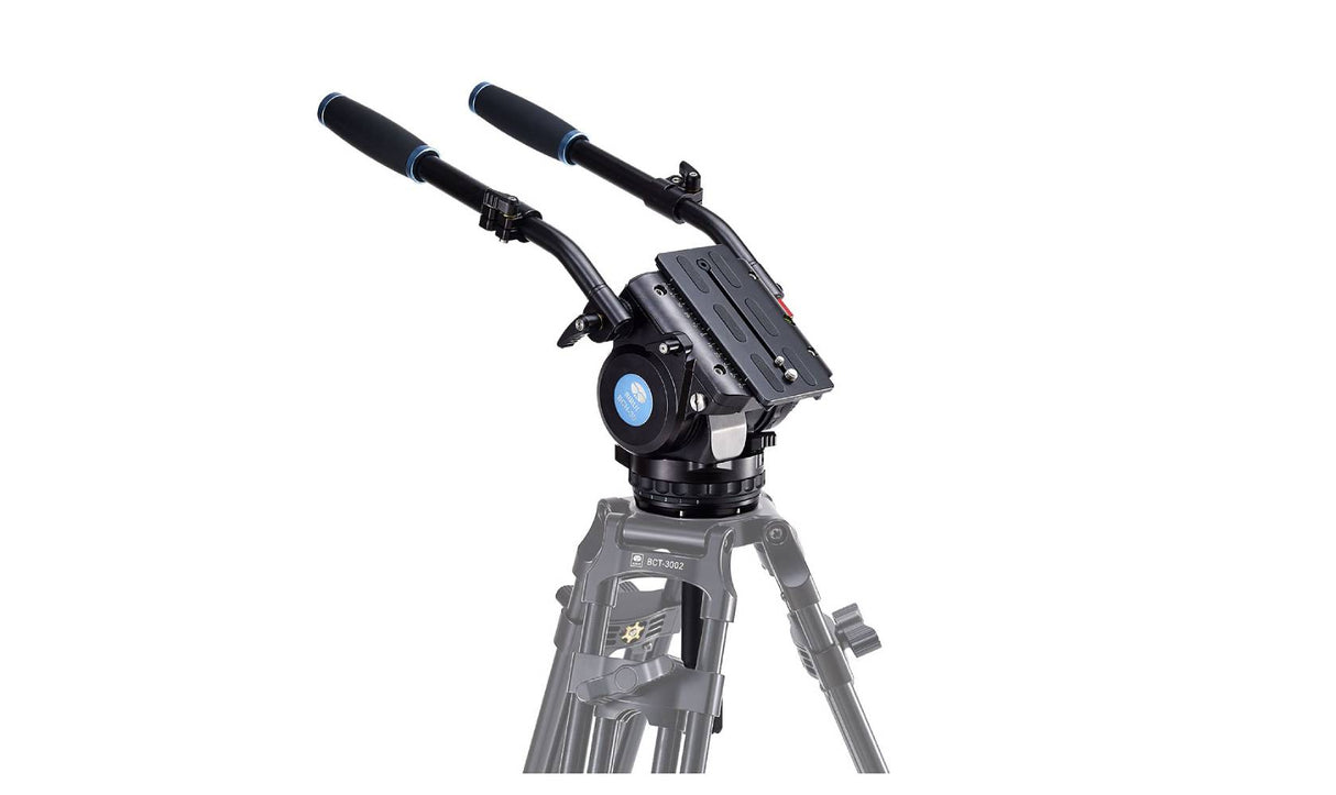 SIRUI BCH-30 Fluid Video head for BCT Tripods, 100mm half ball