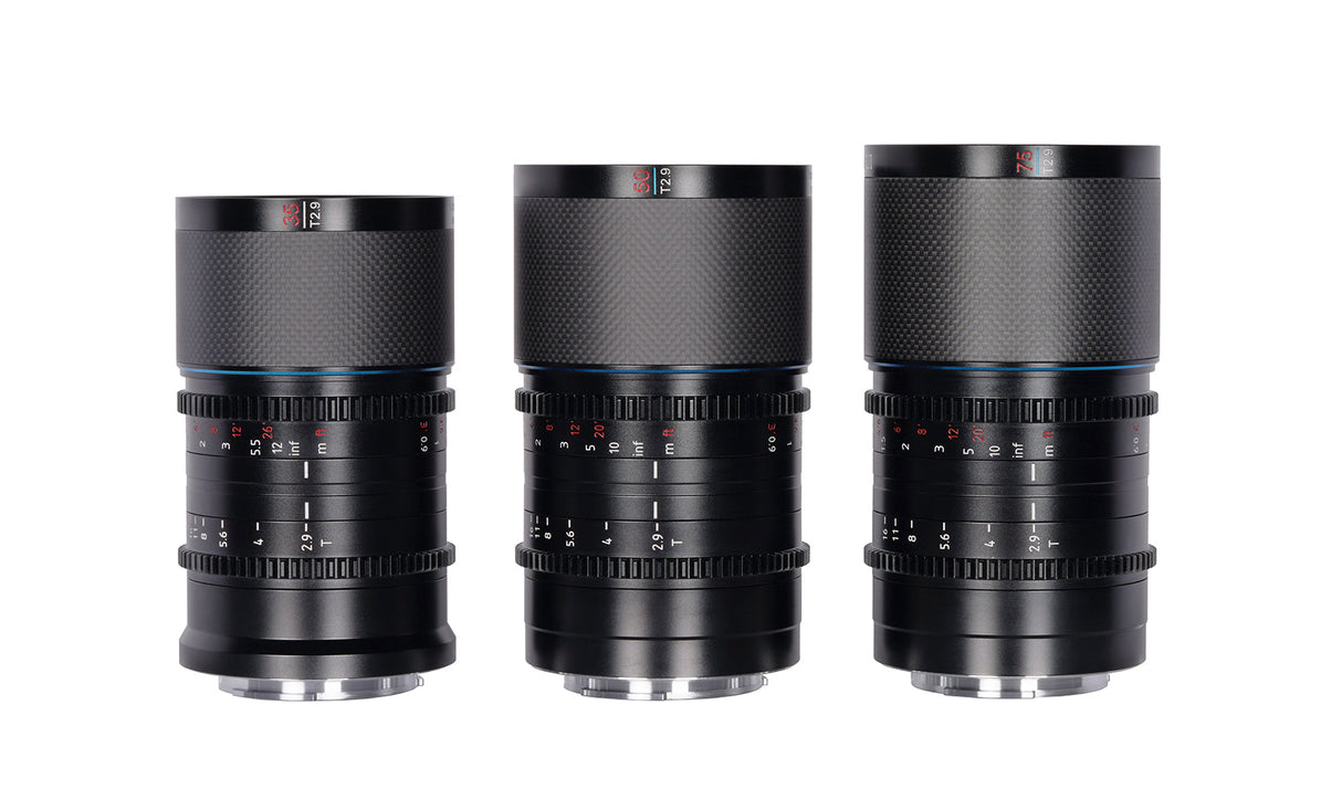 SIRUI Saturn 35/50/75mm Full-frame Carbon Fiber Anamorphic Lens