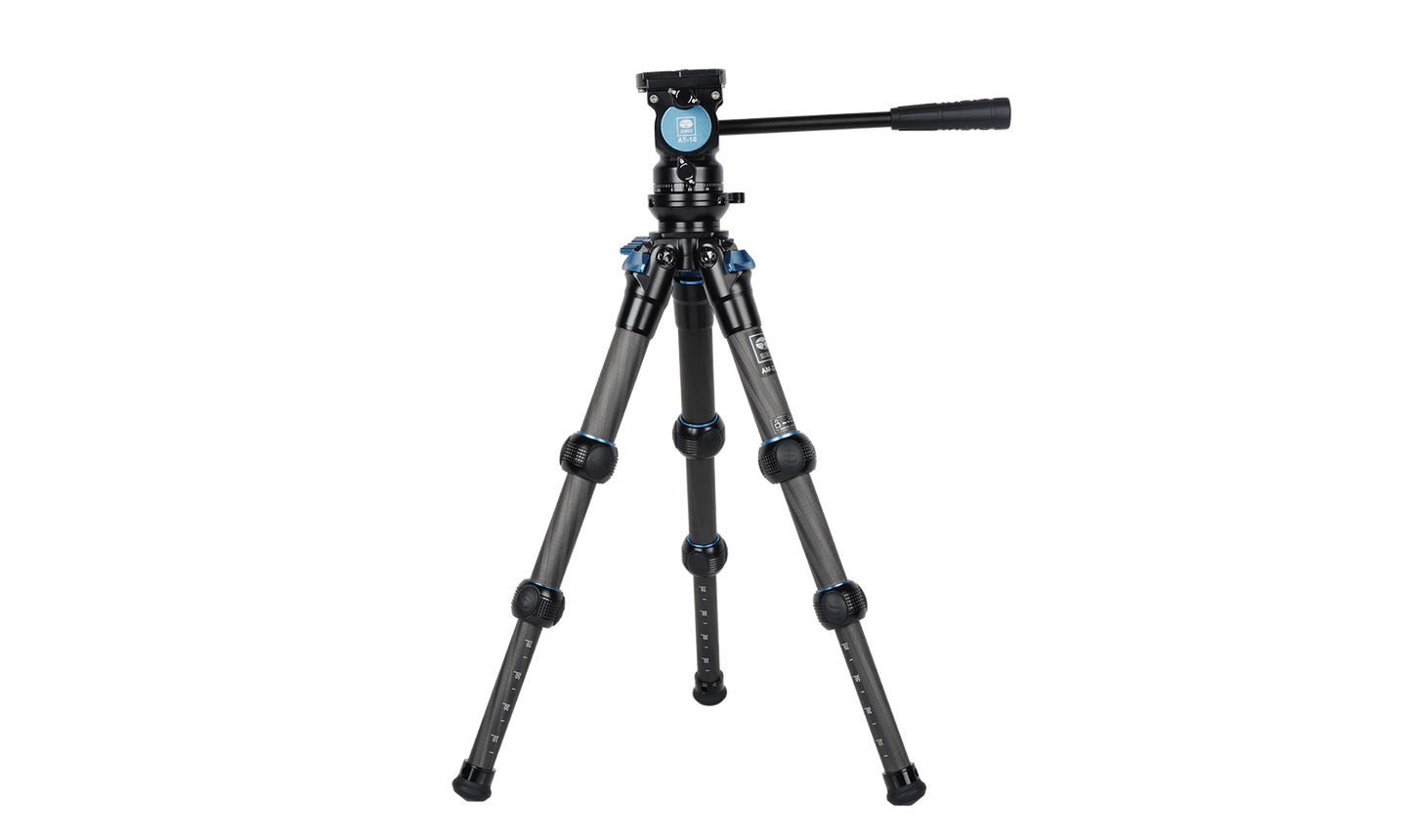 SIRUI Steel Series Lightweight Video Tripods Kit AM-223L+AT-10
