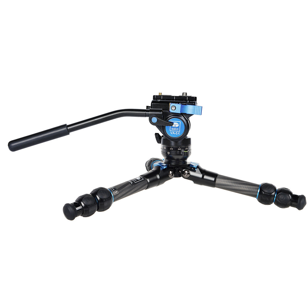 SIRUI Steel Series Video Fluid Tripods Kit AM-223L+VA-5X