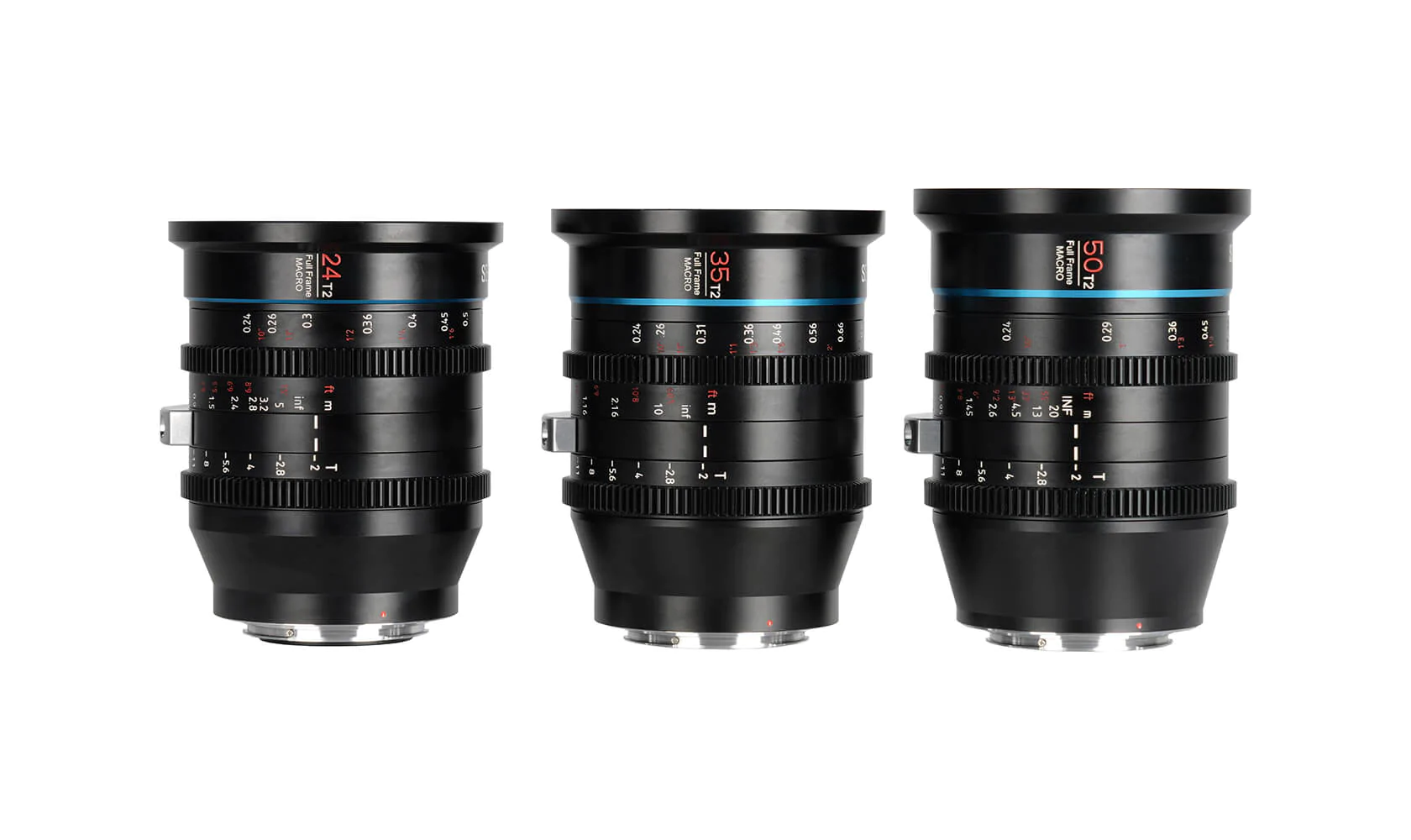SIRUI Jupiter Full-frame Macro Cine Lenses T2 24mm/35mm/50mm