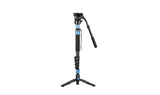 SIRUI P-325FS/FL Carbon Fibre Monopod with Stand and video head VH-10