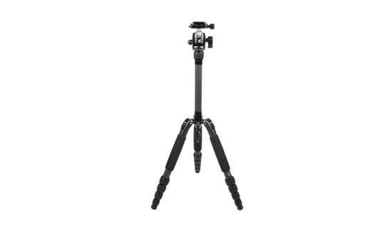 Sirui T-0S Series Travel Tripod with B-00 Ball Head (Black, Carbon Fiber) T-025SK+B-00K