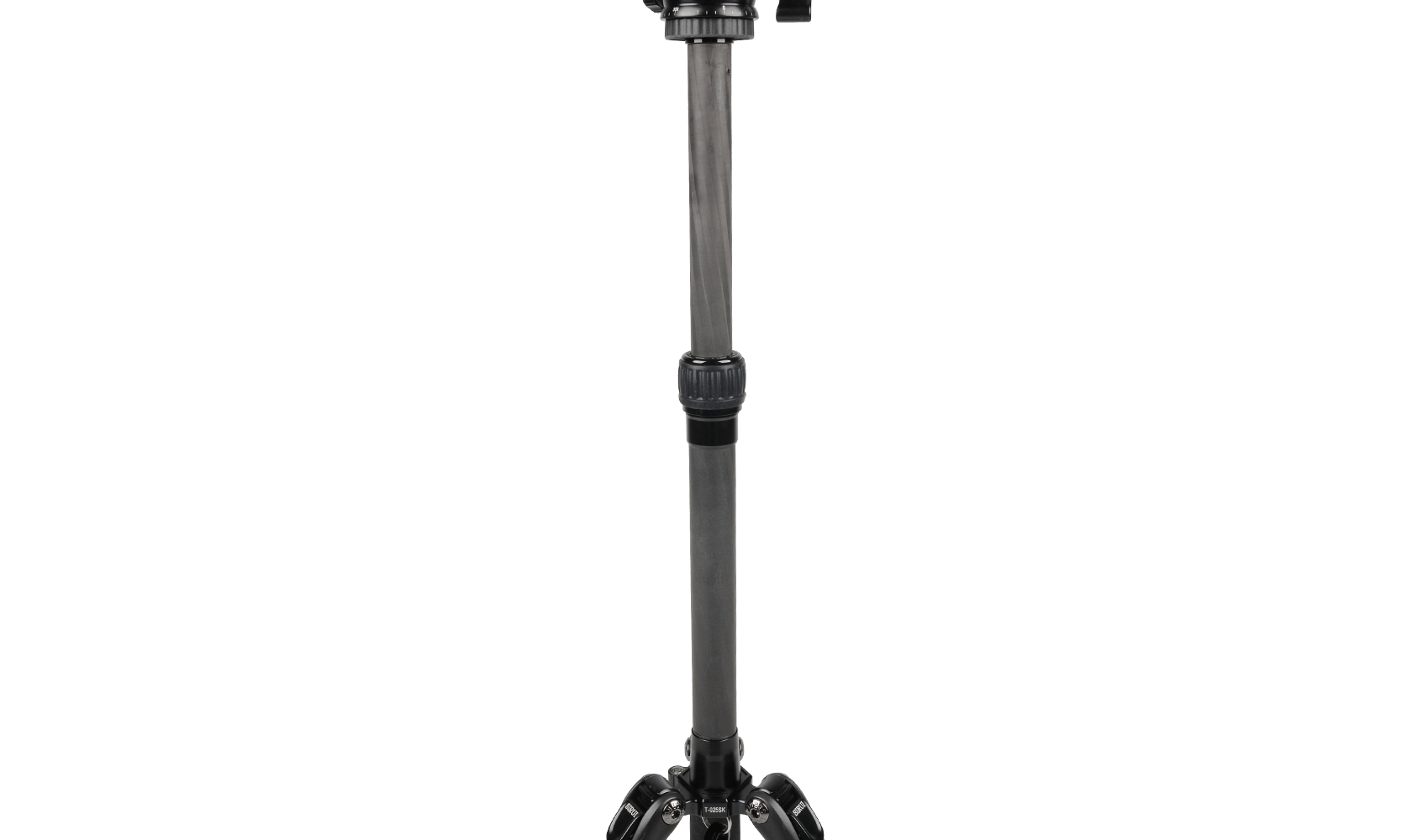 Sirui T-0S Series Travel Tripod with B-00 Ball Head (Black, Carbon Fiber) T-025SK+B-00K
