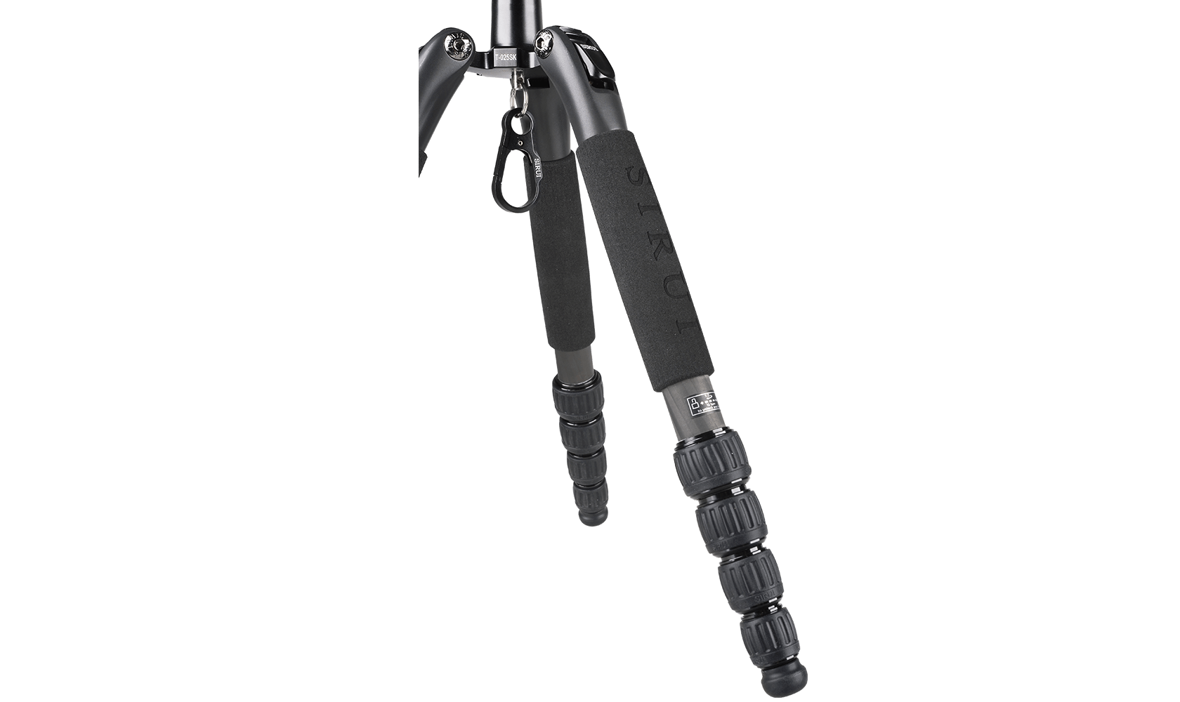 Sirui T-0S Series Travel Tripod with B-00 Ball Head (Black, Carbon Fiber) T-025SK+B-00K
